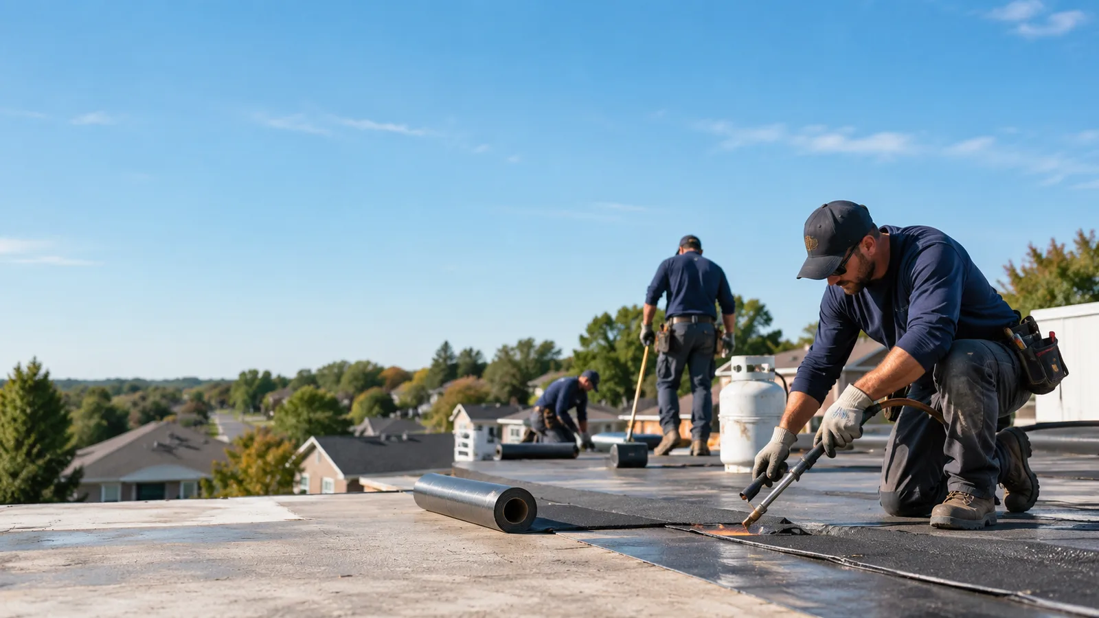 Flat Roof Leak Repair providers in Mount Summit, IN